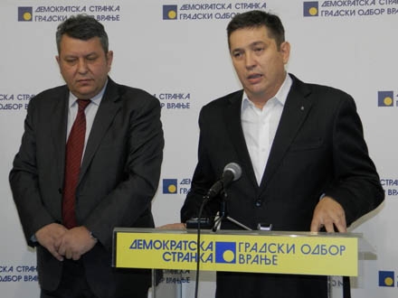 Stamenković i Janković, čelnici DS-a FOTO OK Radio 